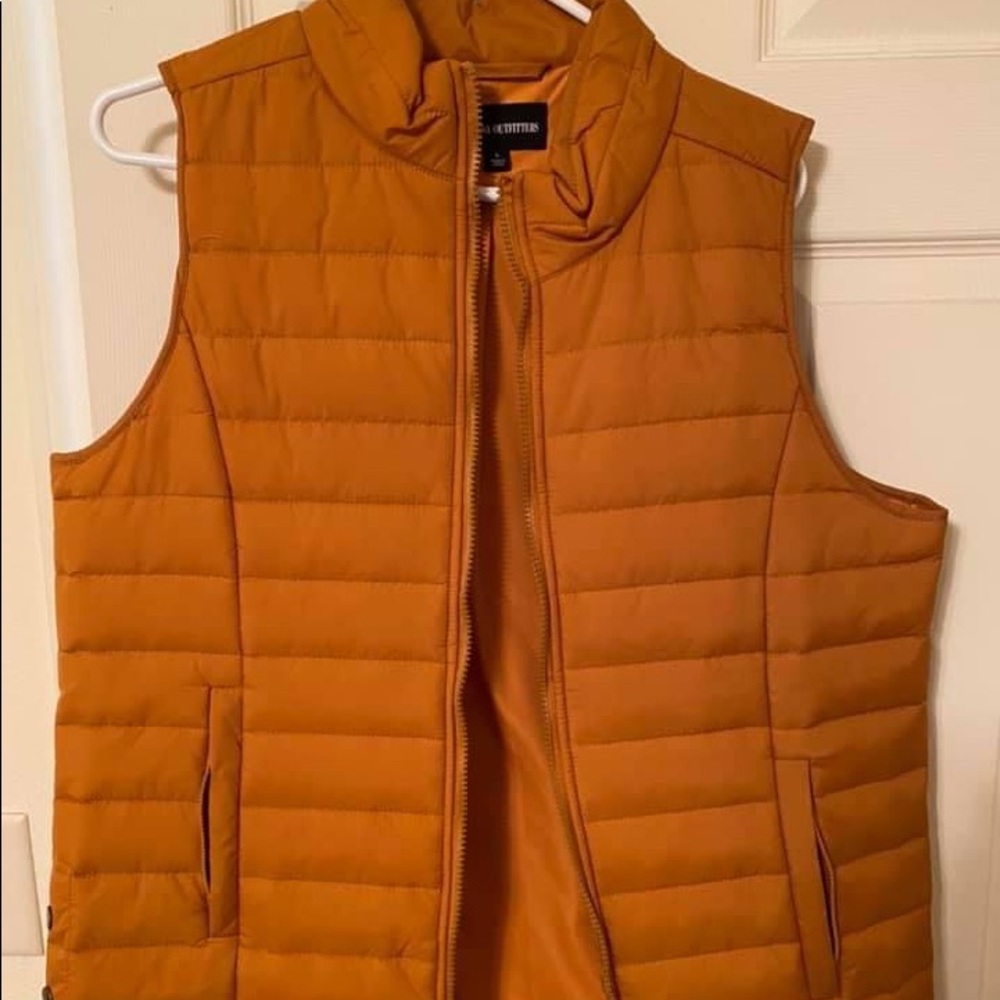 Gold Puffy Vest